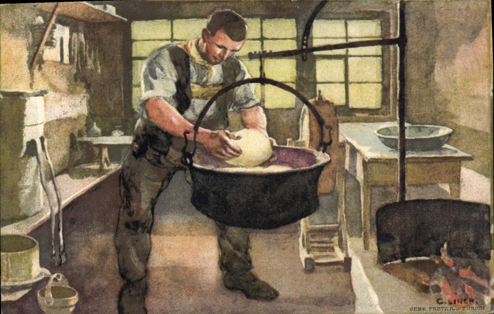 CPA Illustrateur Oeuvres nationales d'education physique 