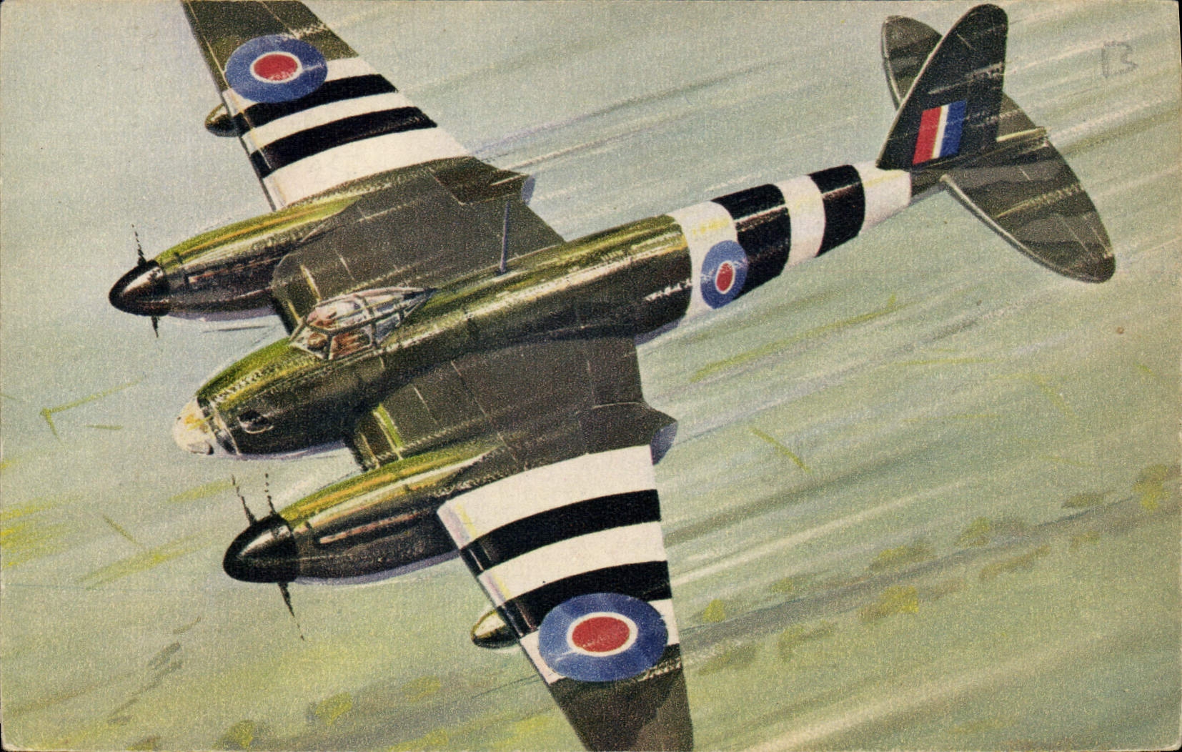 CPA Avion Aviation Le Mosquito de la RAF