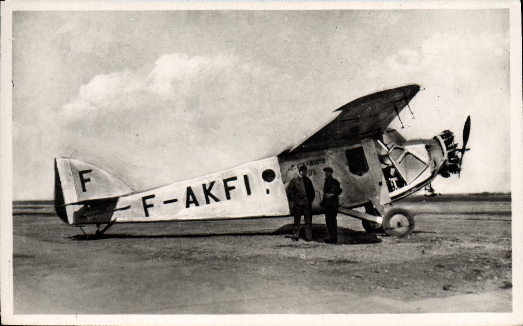 POSTAL MODERNA aviones monomotores SPCA de la aviación de la aviación plana de Istres