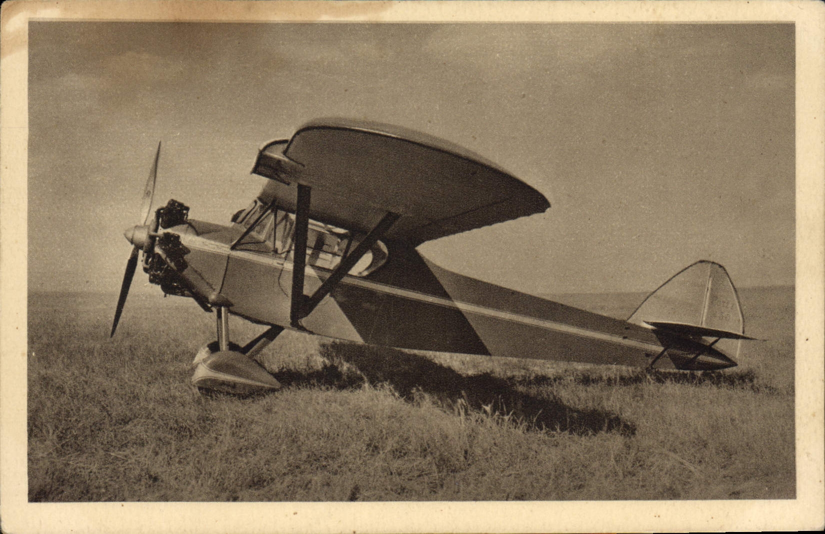 CPA Avion Aviation Avion de tourisme Potez 43 Moteur Potez 100 CV