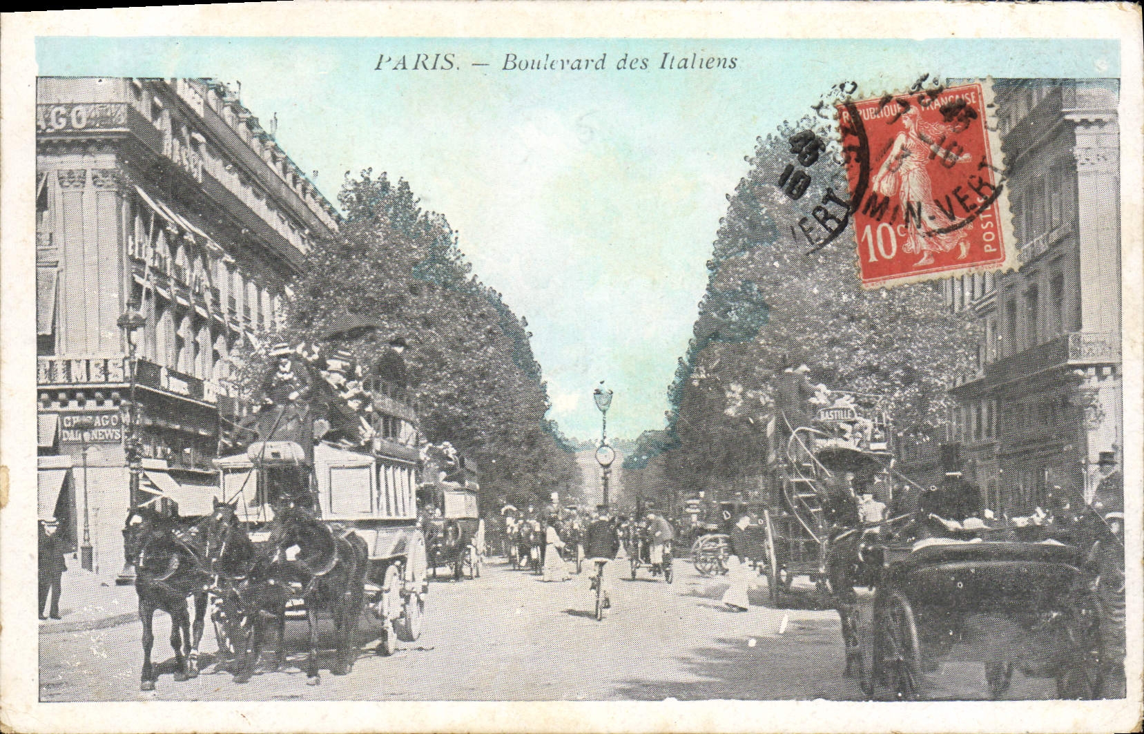 CPA Paris Boulevard des Italiens