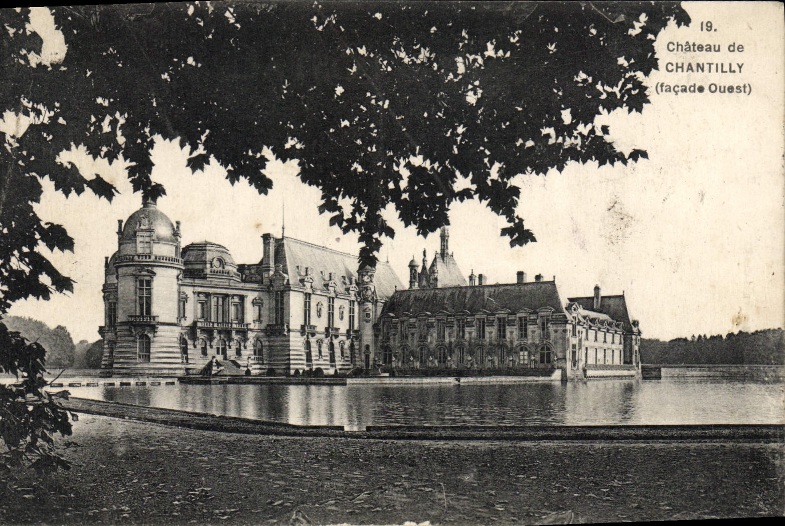 CPA Chateau de Chantilly