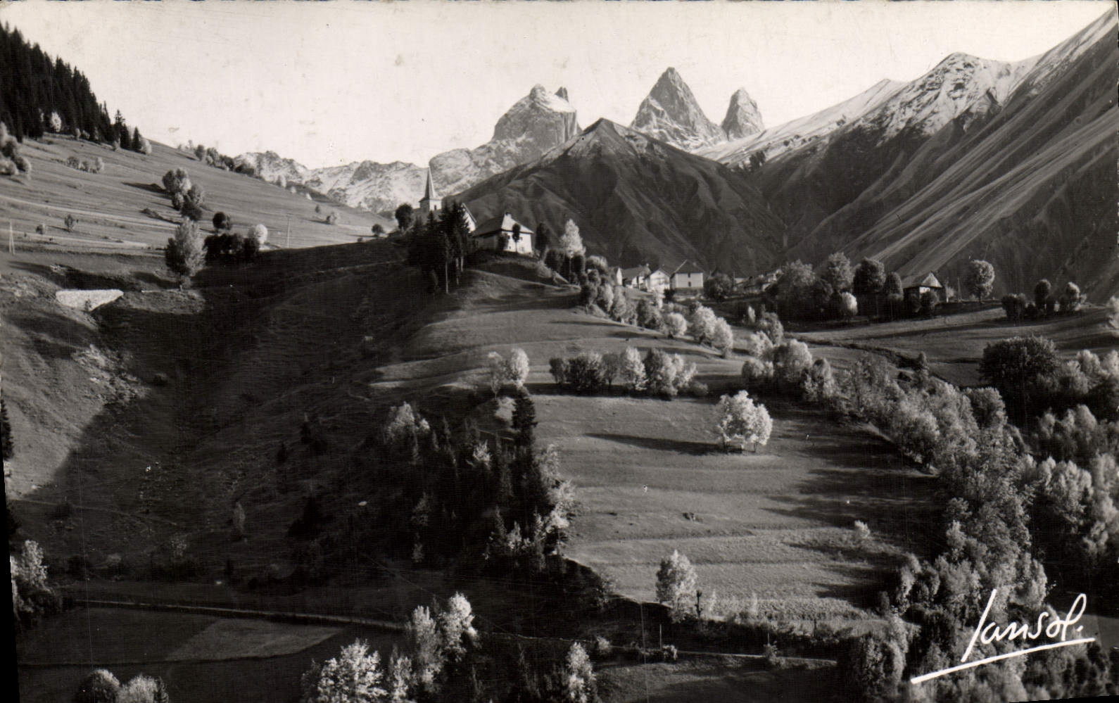 MODERN CARD the Valley of Arves Montrond and Needles of Arves