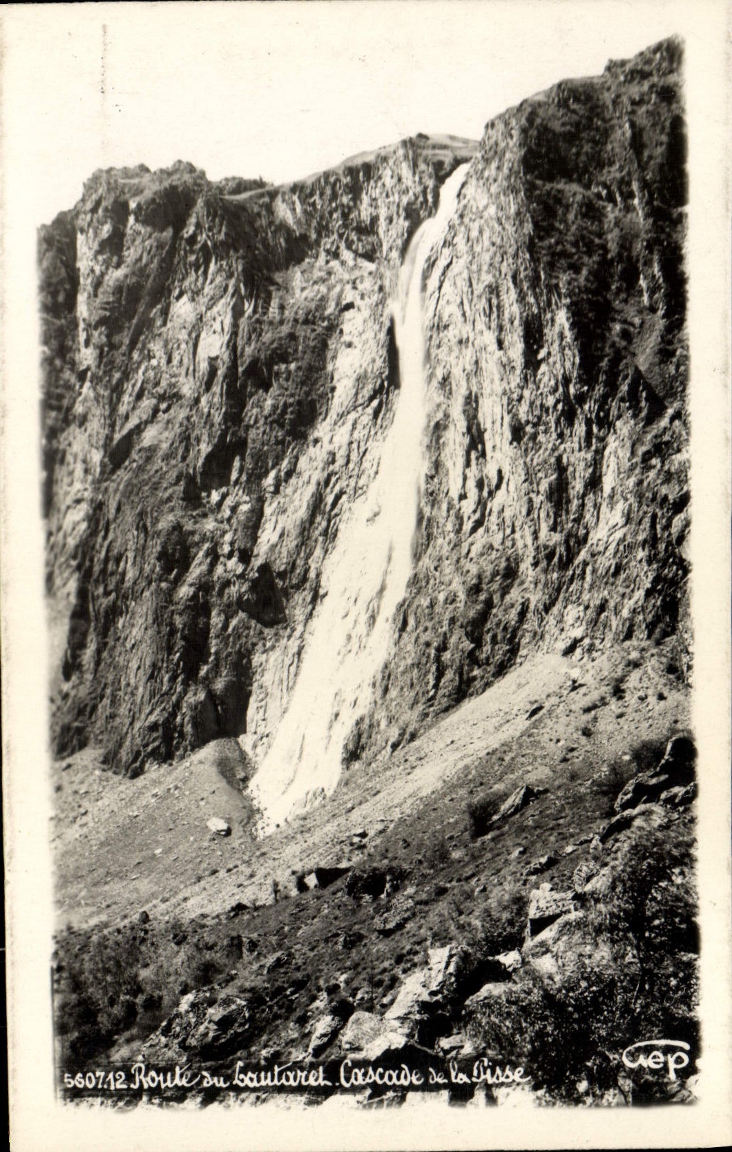 CPA Route du Lautaret Cascade de la Pisse