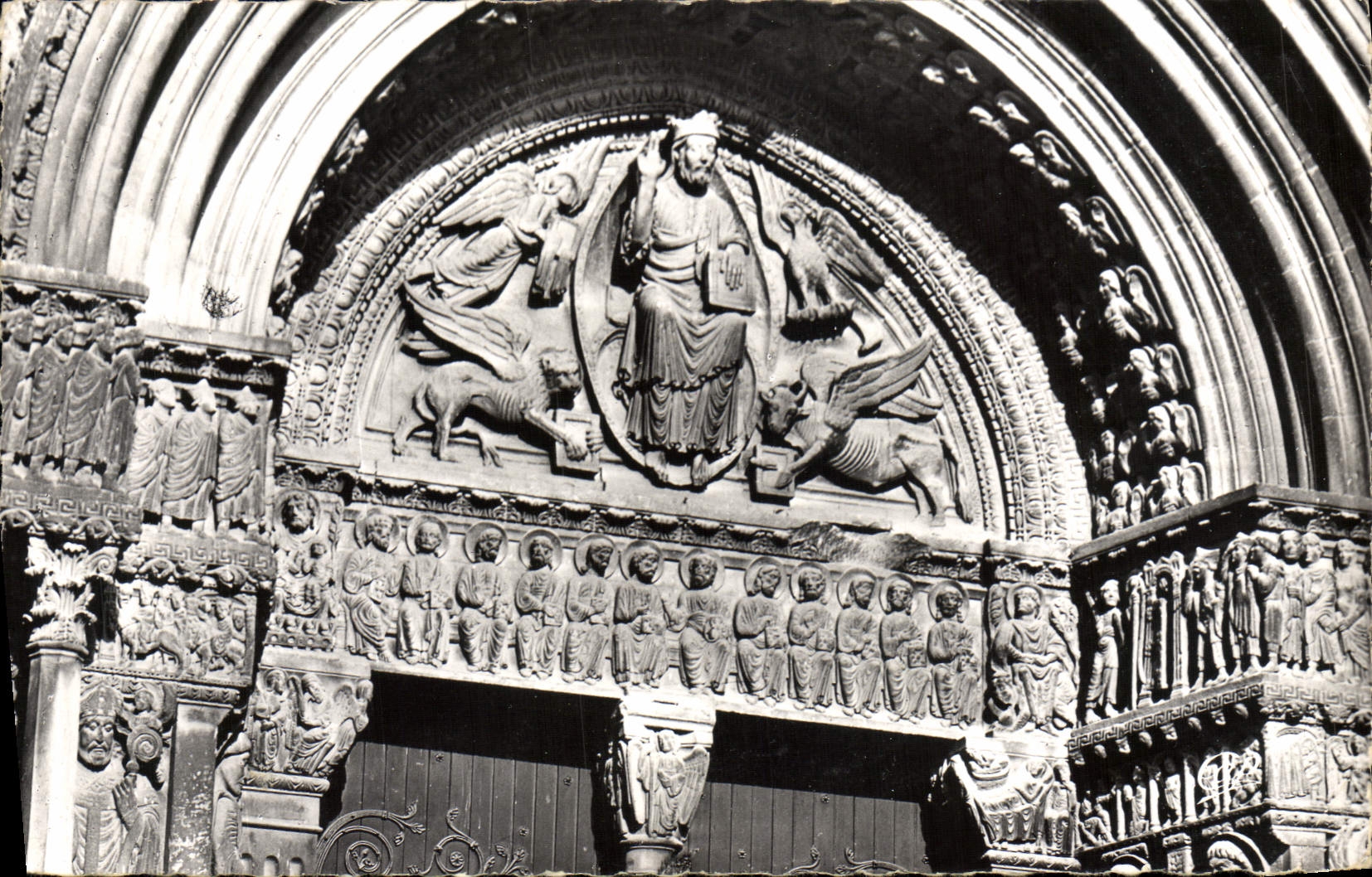 MODERN CARD Arles Tympanum Of Porail Of the Church St Trophime