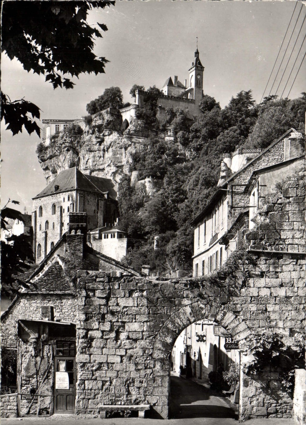 MODERN CARD Rocamadour Carries Fig tree Entered Of the City