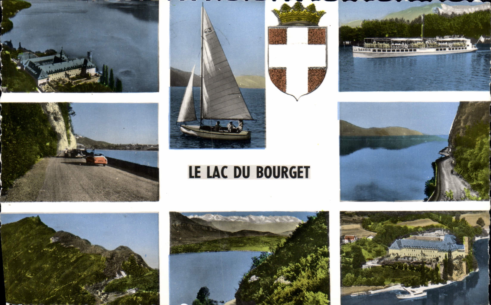 MODERN CARD the Lake Of Le Bourget