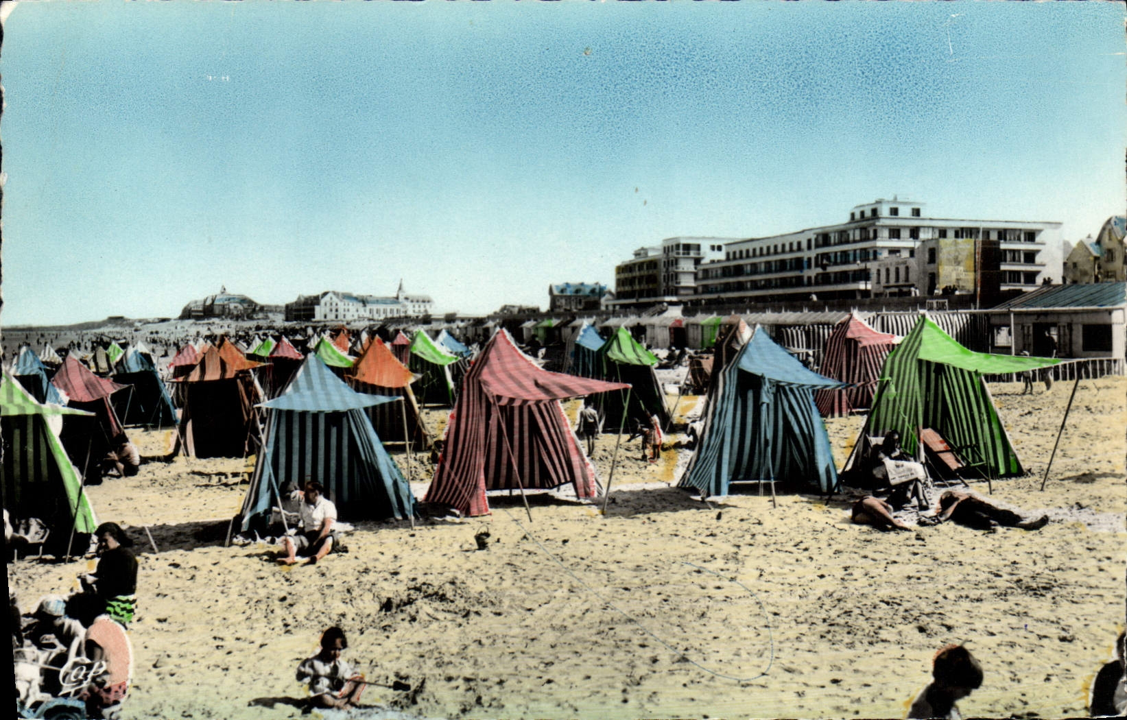 MODERN CARD Berck Beach the Beach