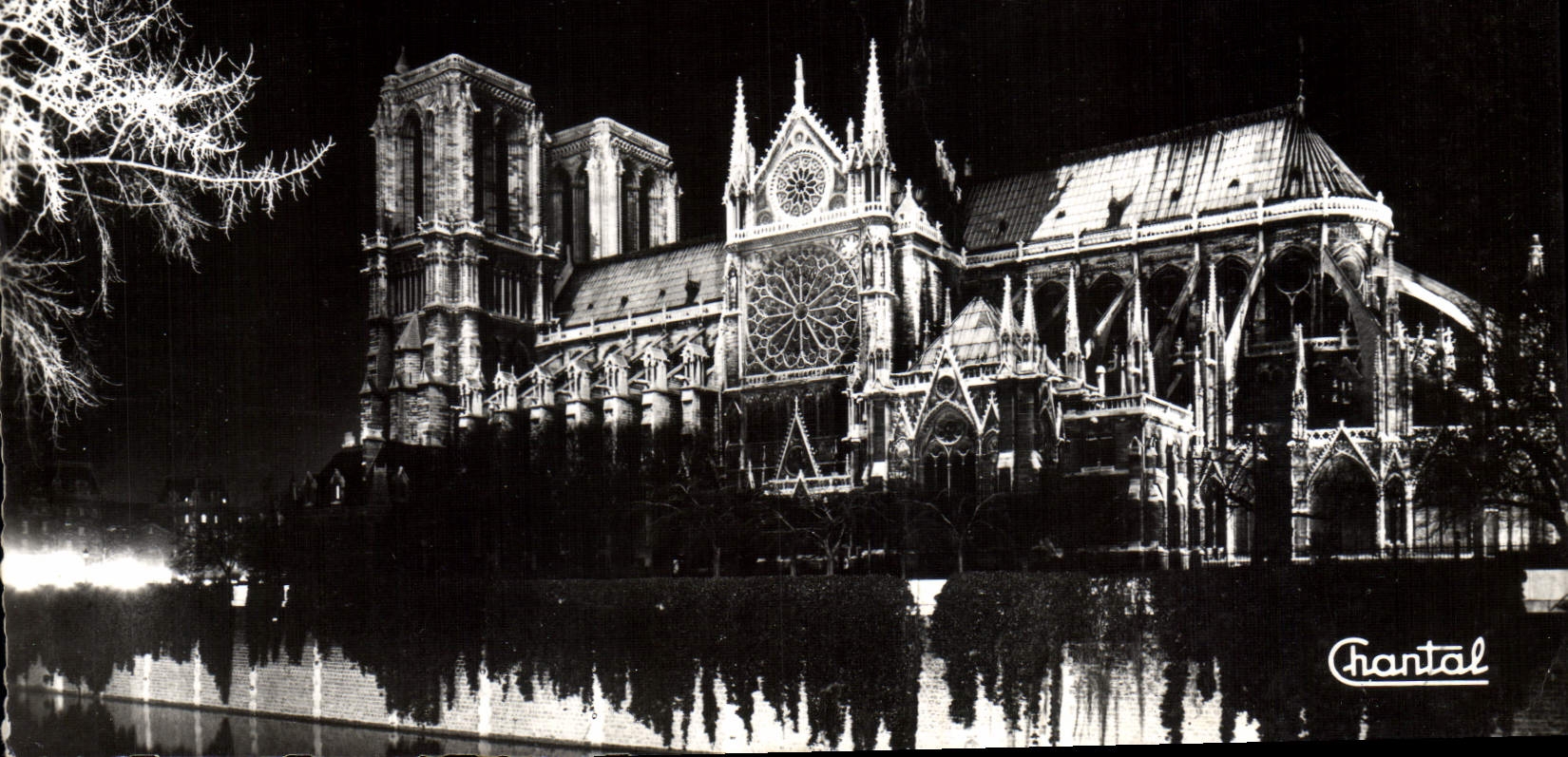 CPM Paris Notre Dame Illuminee