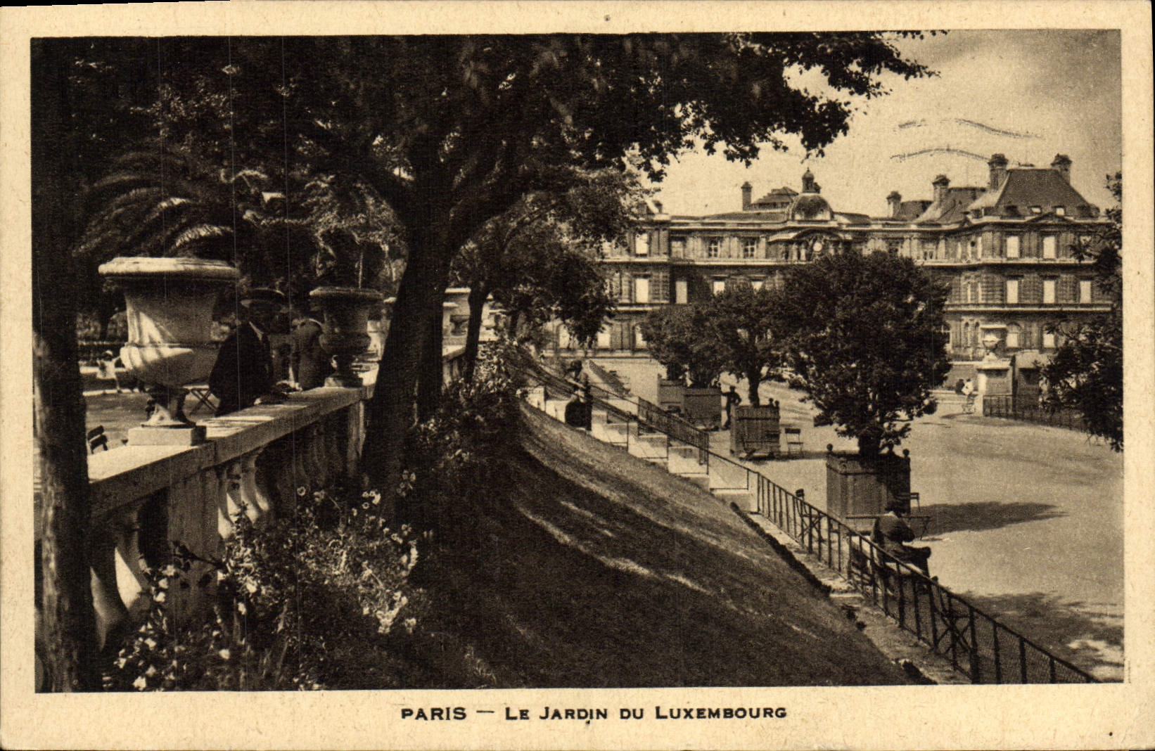 CPA Paris Le Jardin Du Luxembourg