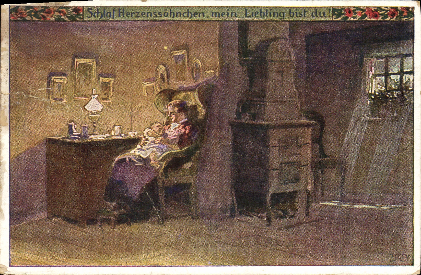 VINTAGE POSTCARD Illustrator Paul Hey