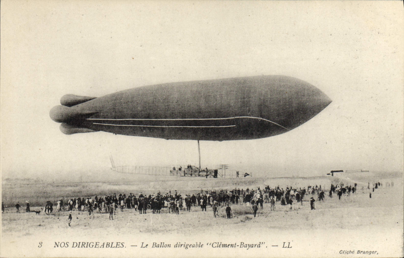 CPA Avion Aviation Dirigeable Zeppelin Le ballon dirigeable Clement Bayard