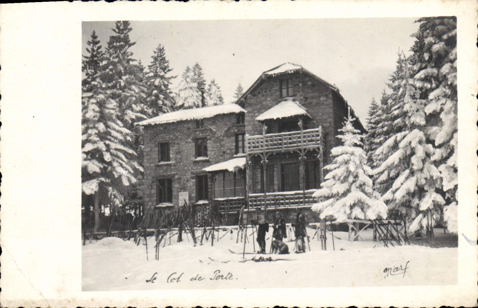CPA Le col de Porte Ski 