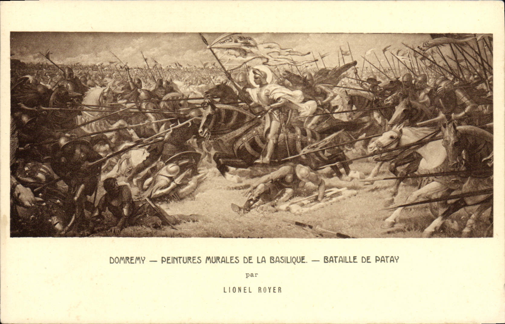 CPA Domremy Peintures Murales De La Basilique de Patay par lionel Royer