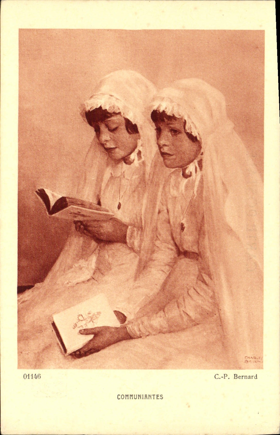 CPA Communiantes Bernard