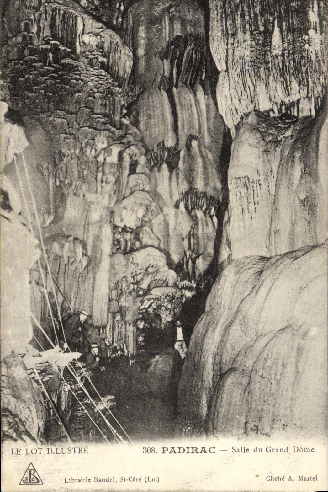 CPA Lot Illustre Padirac Salle Du Grand Dome
