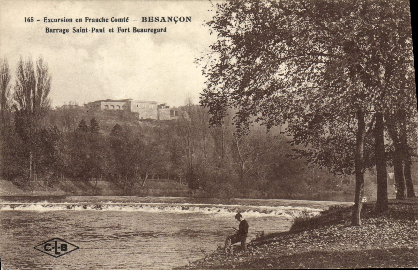 CPA Besancon Barrage Saint Paul Et Fort Beauregard