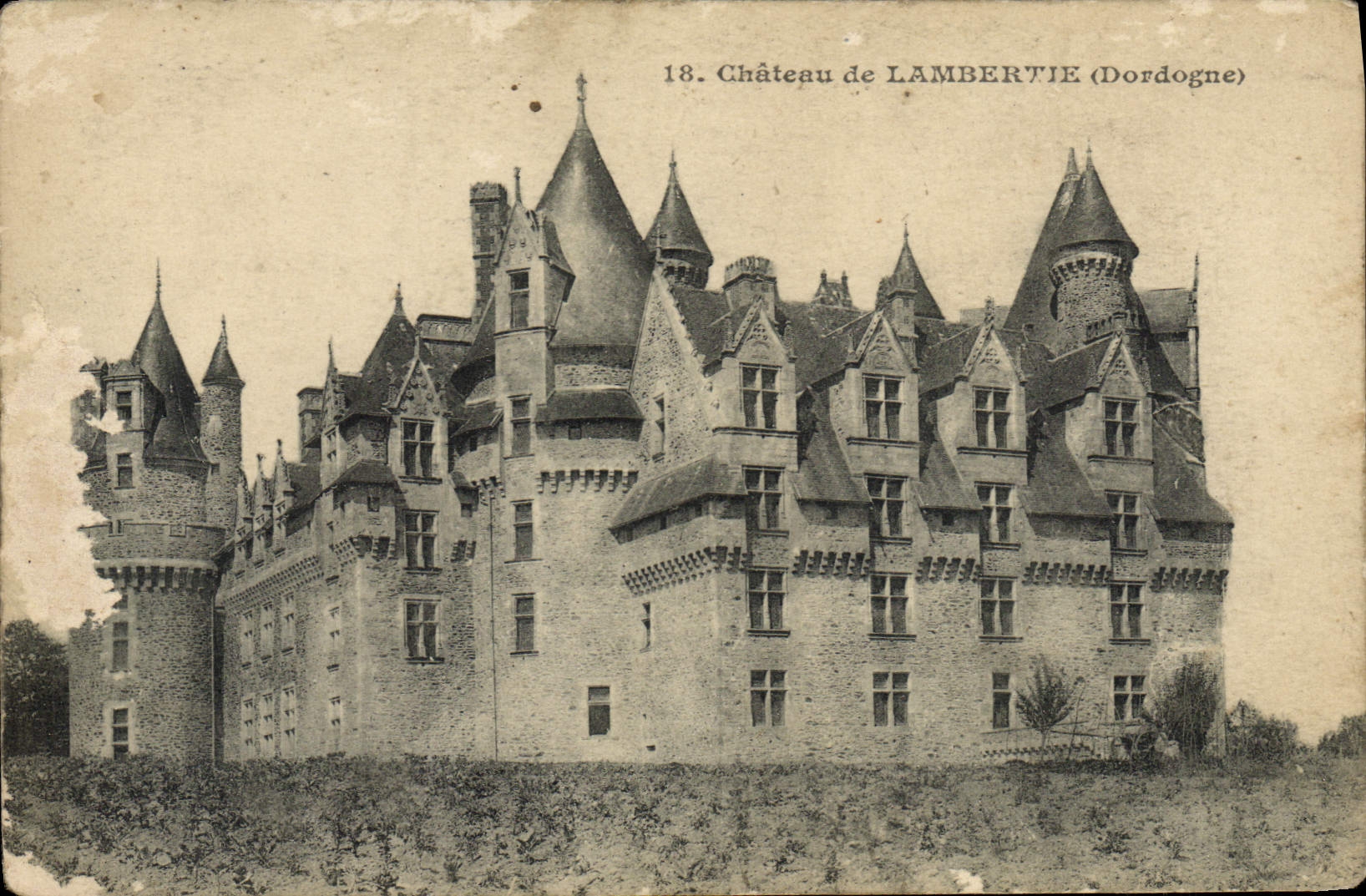 CPA Chateau De Lambertie