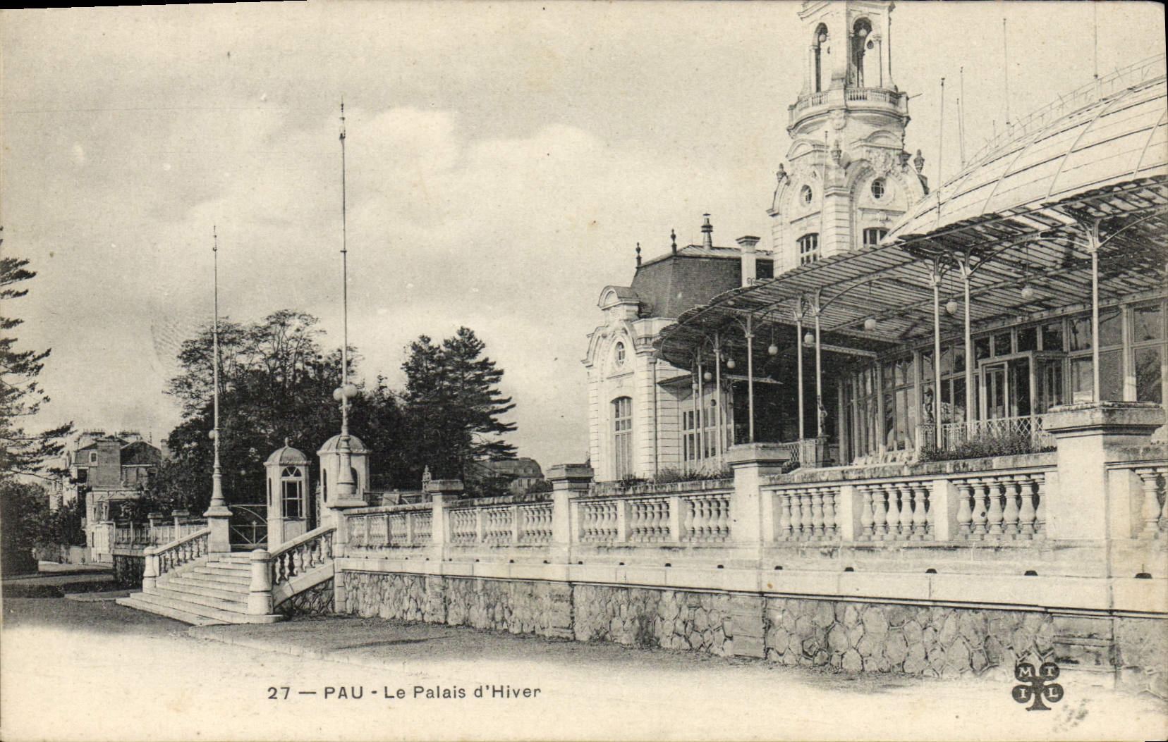 POSTAL Pau de la VENDIMIA el paladar del invierno