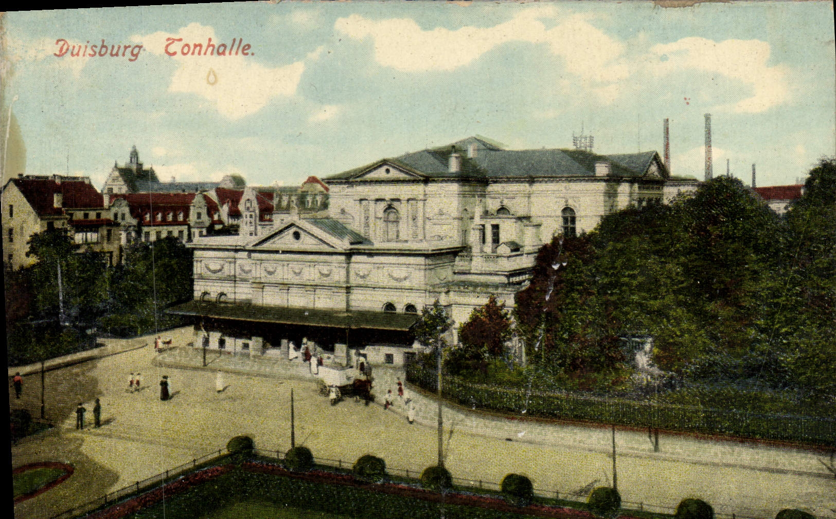 VINTAGE POSTCARD Duisburg