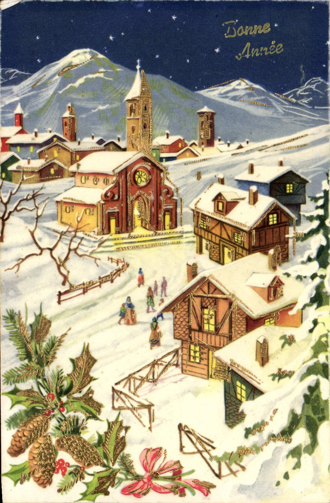 CPA Fantaisie Bonne Annee