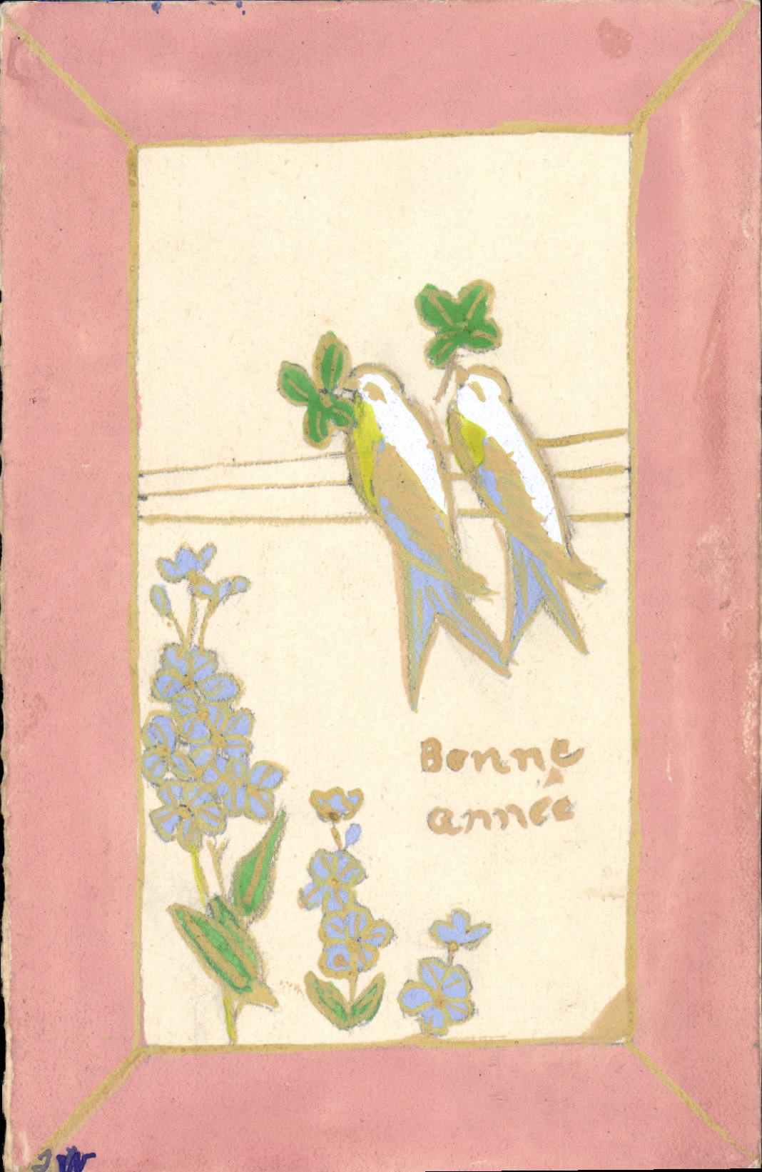 CPA Fantaisie Bonne Annee