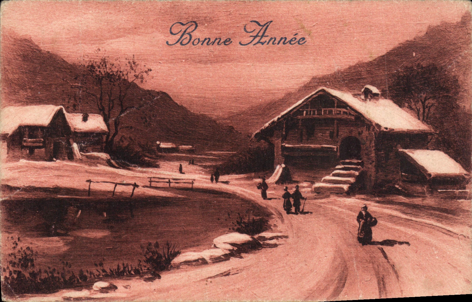 CPA Fantaisie Bonne Annee