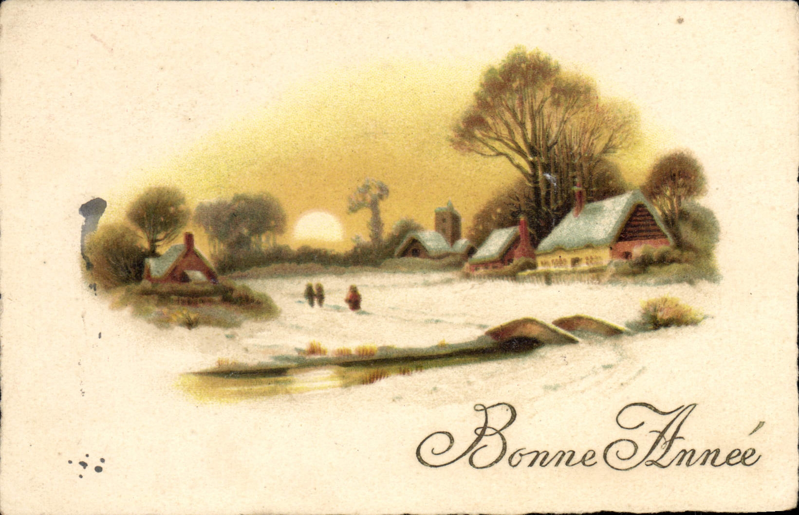 CPA Fantaisie Bonne Annee