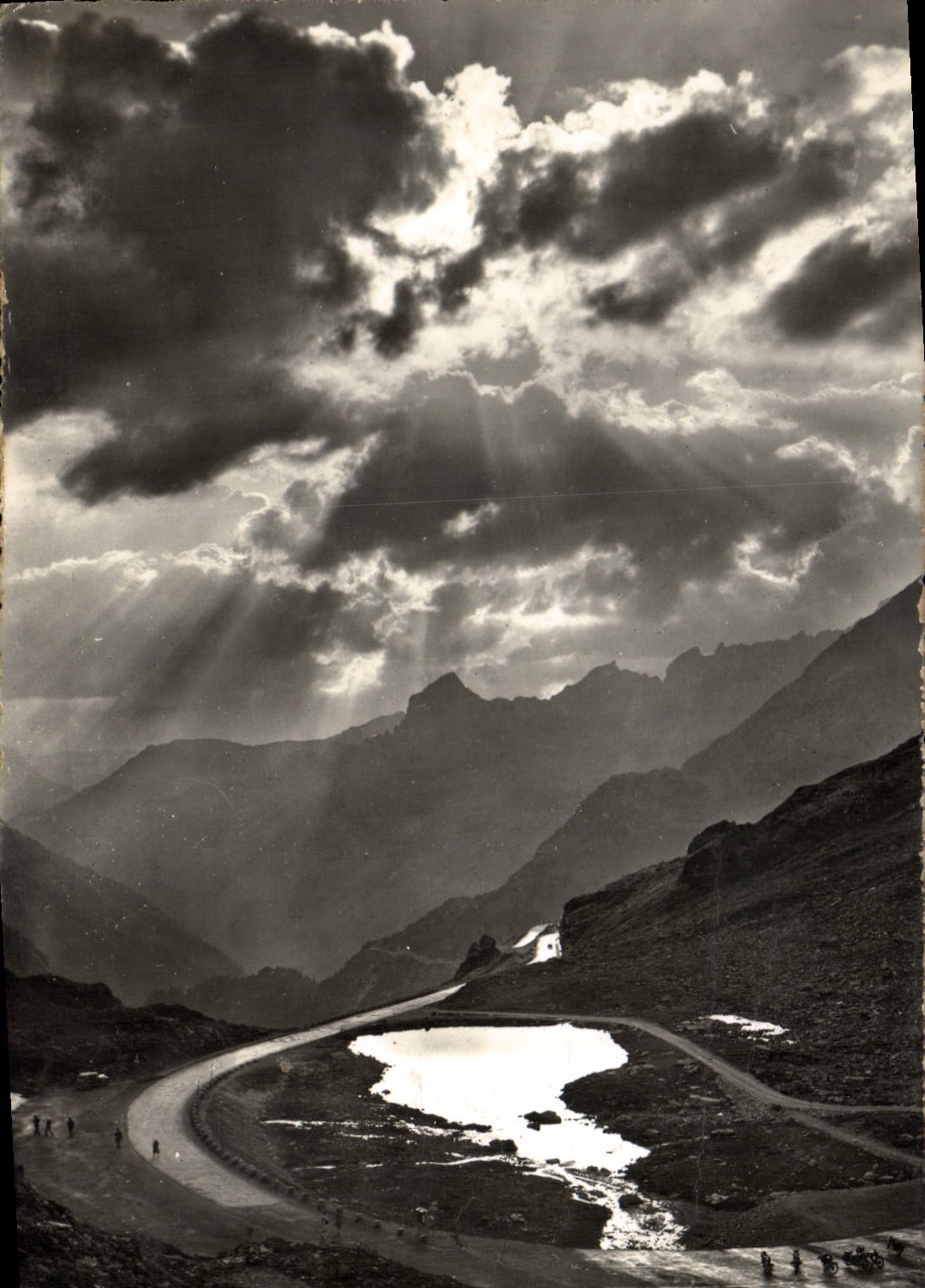 MODERN CARD Sustenpass Abendstimmung auf Passhohe