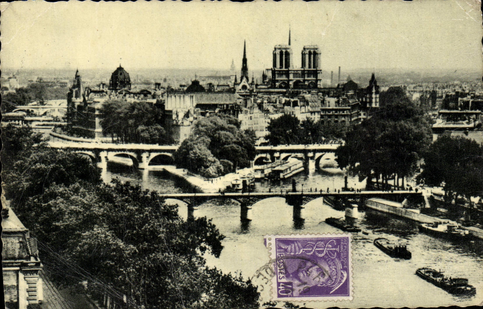 CPA Paris La Cite Vue Panoramique