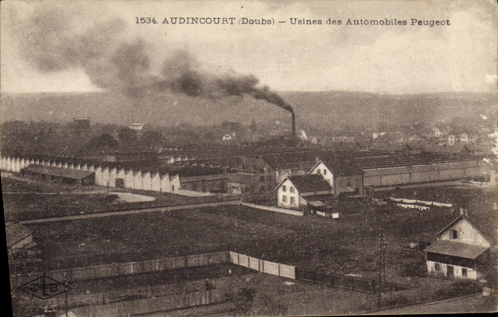 CPA Automobile Audincourt Usines des Automobiles Peugeot 