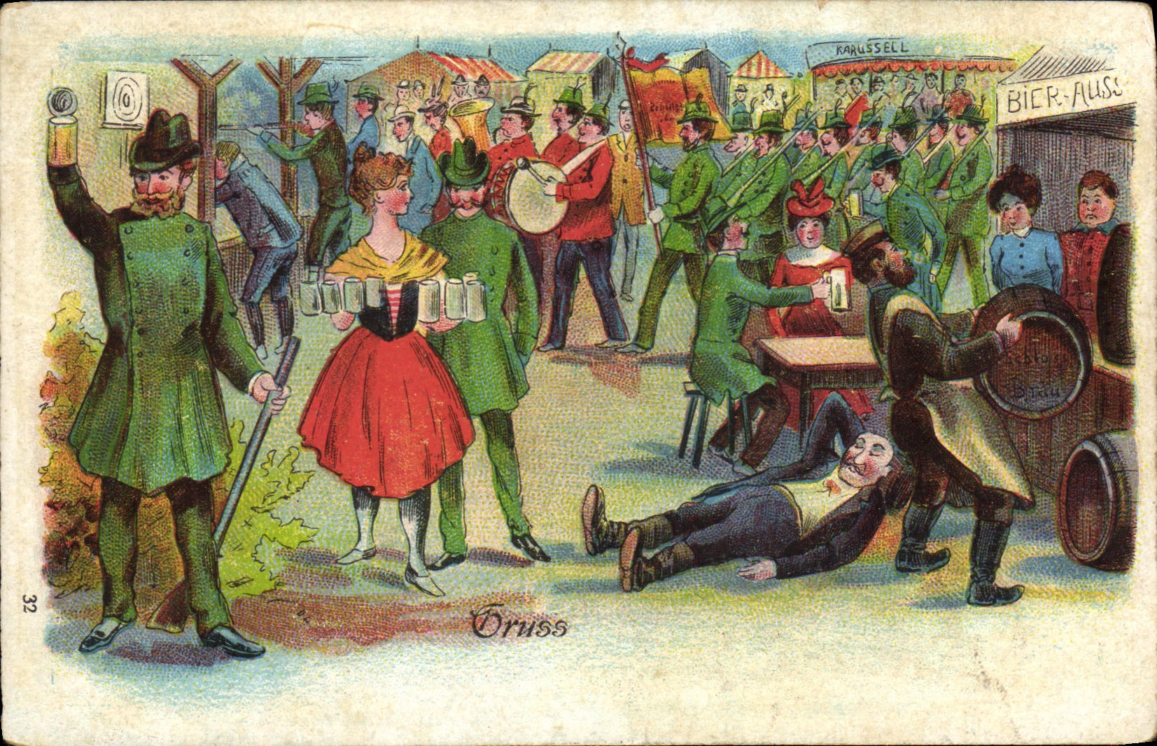 CPA Illustrateur Gruss