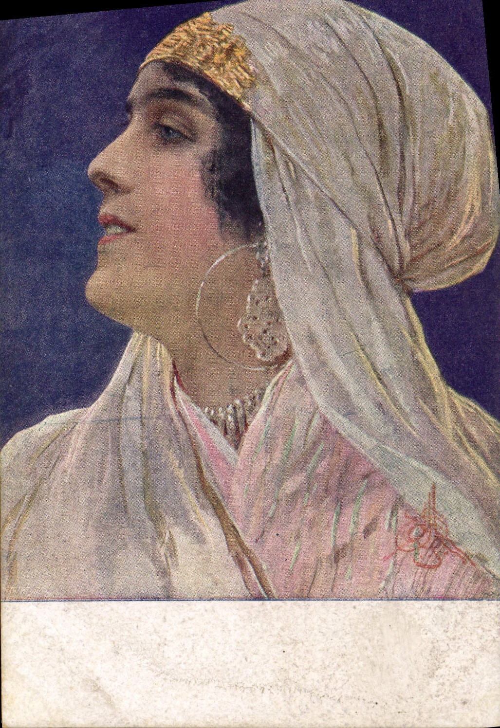 CPA Illustrateur Muttich Beaute arabe Folklore