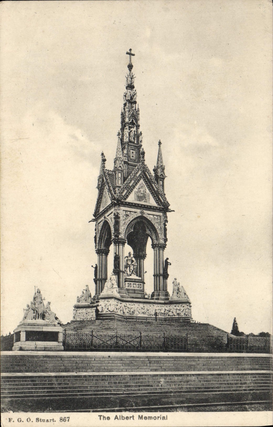 CPA The Albert Memorial London