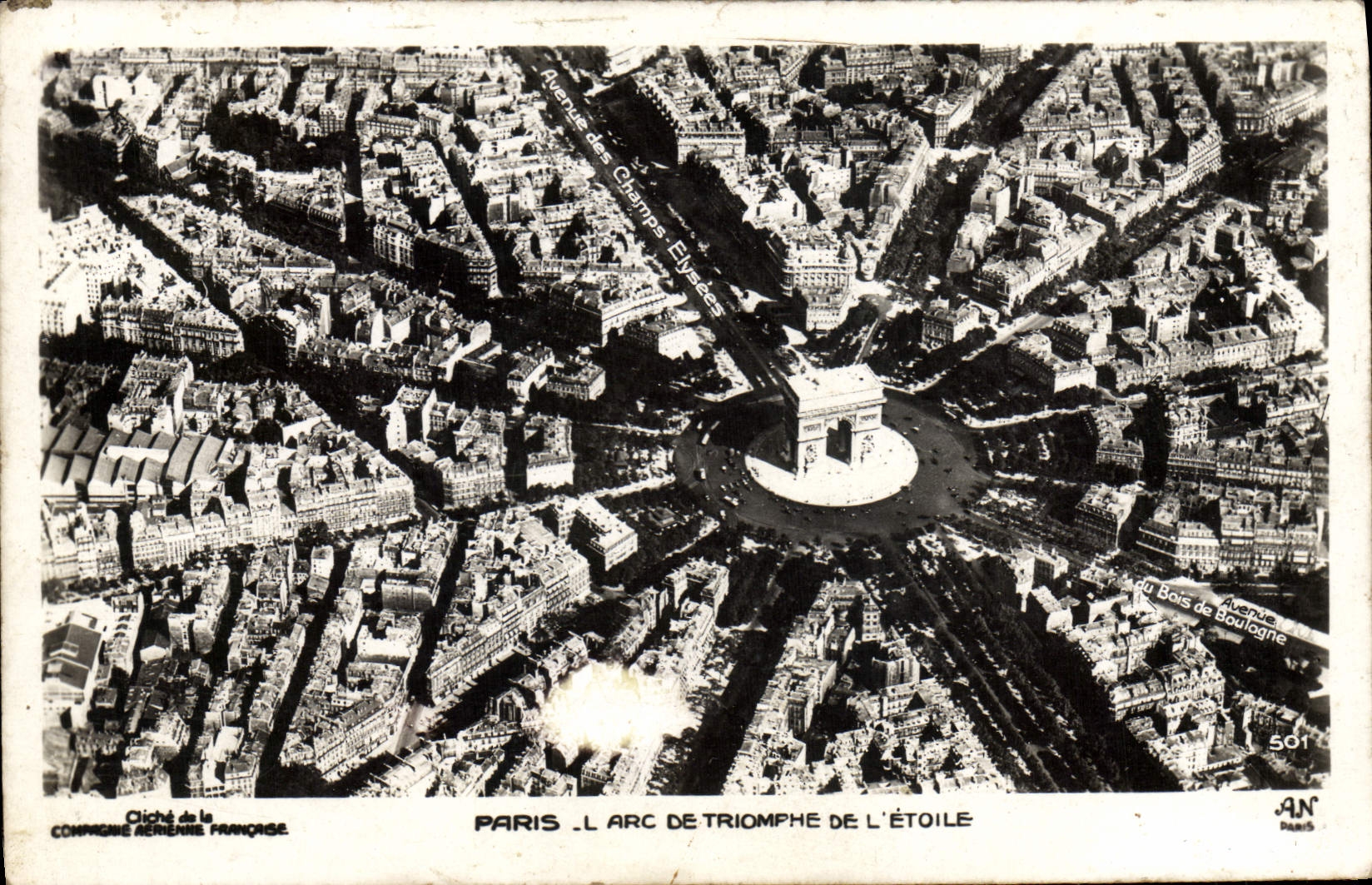 CPA Paris L'Arc De Triomphe De L Etoile