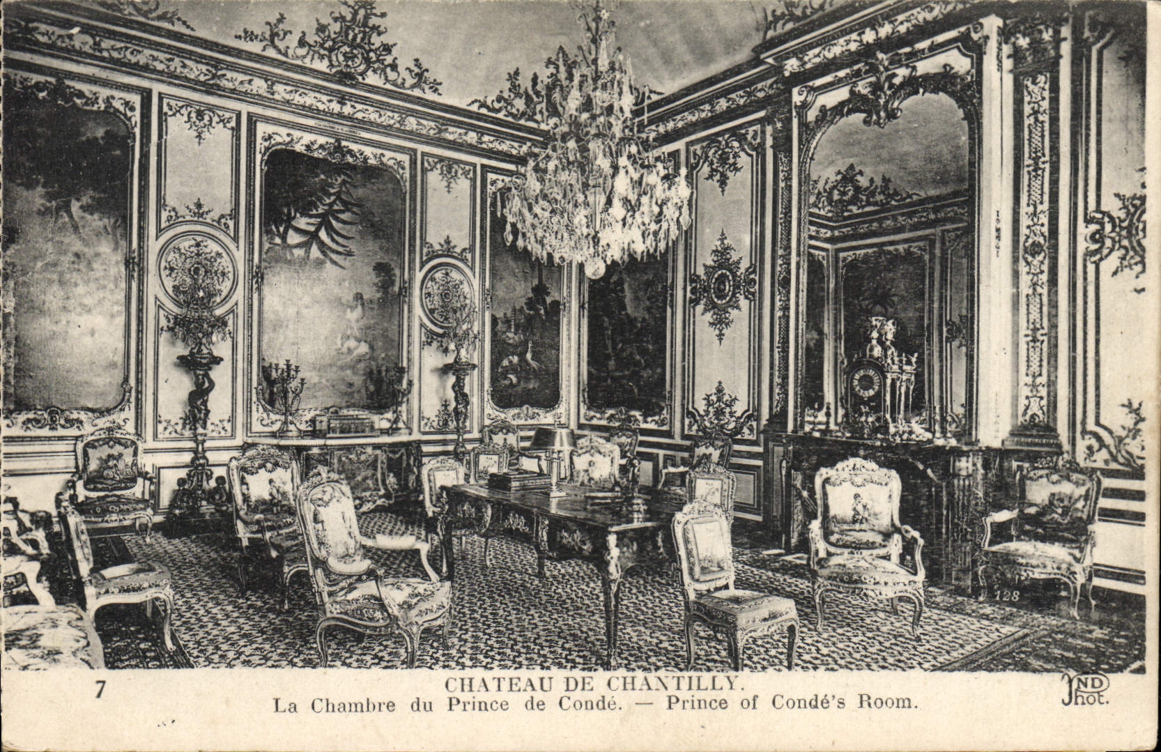 CPA Chateau De Chantilly La Chambre Du Prince De Conde