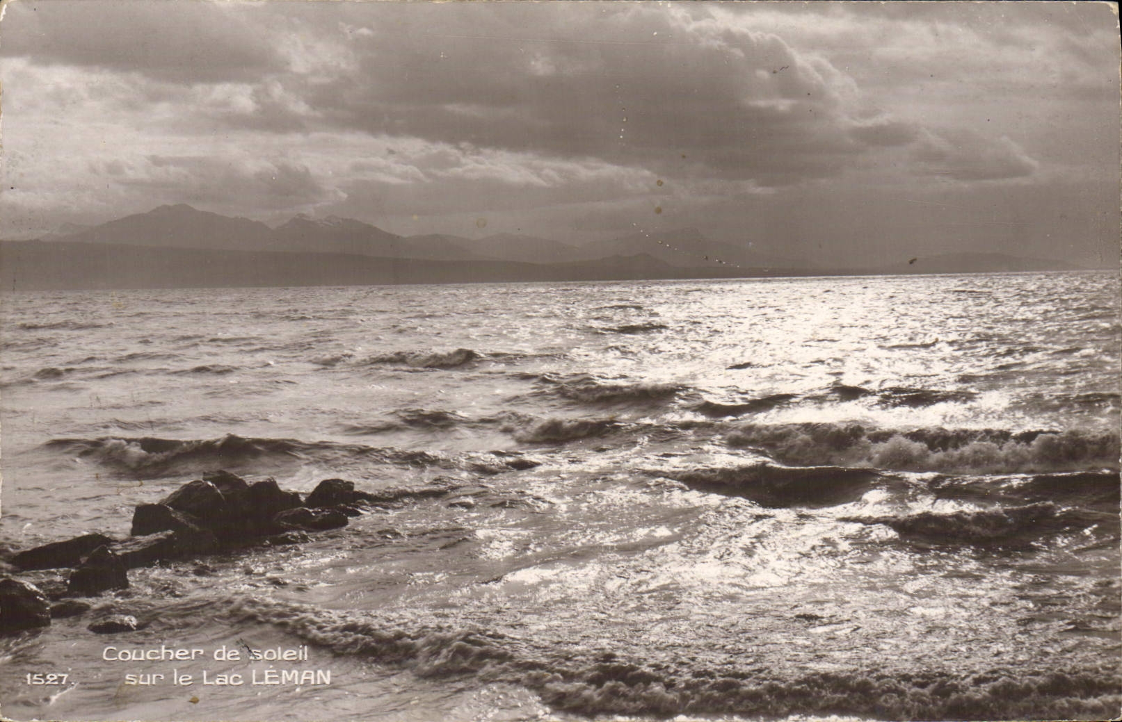 VINTAGE POSTCARD Sunset