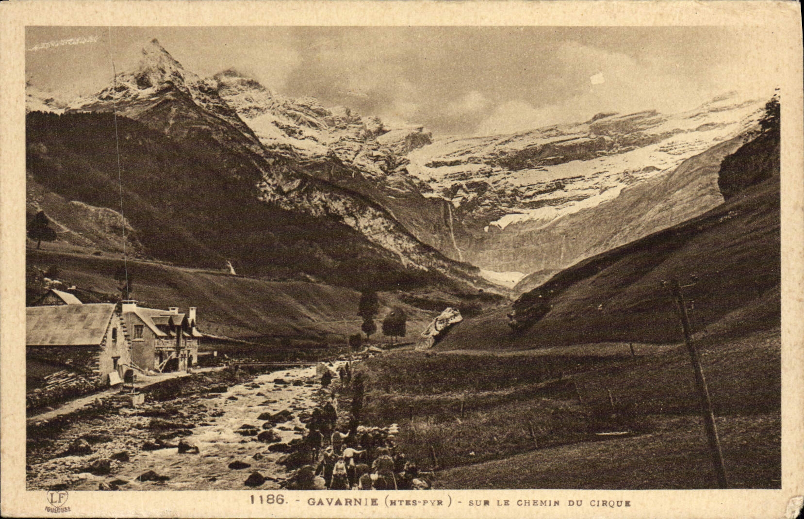 CPA Gavarnie Sur le chemin du cirque