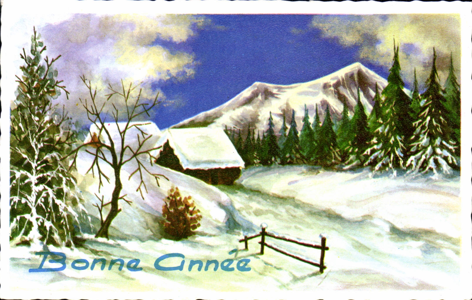 CPA Fantaisie Bonne annee