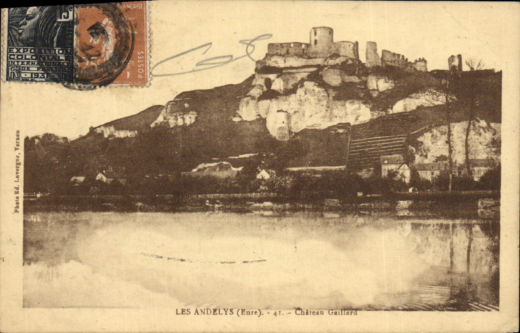 CPA Les Andelys Chateau Gaillard