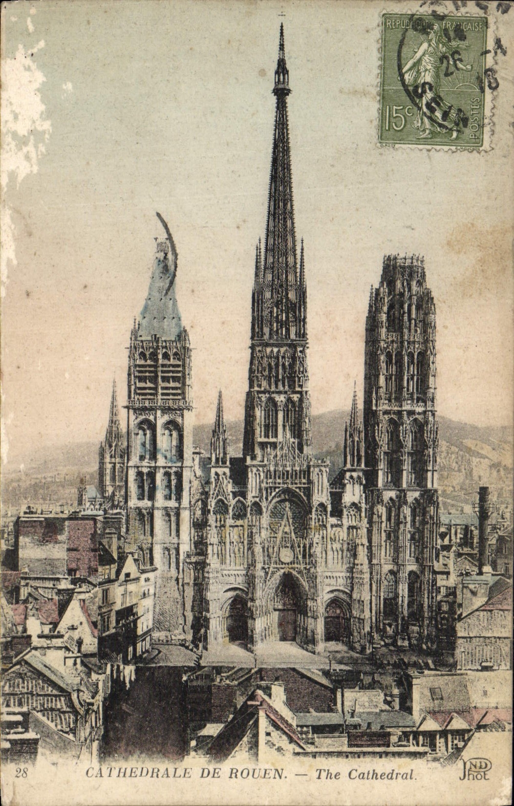 CPA Cathedrale De Rouen 