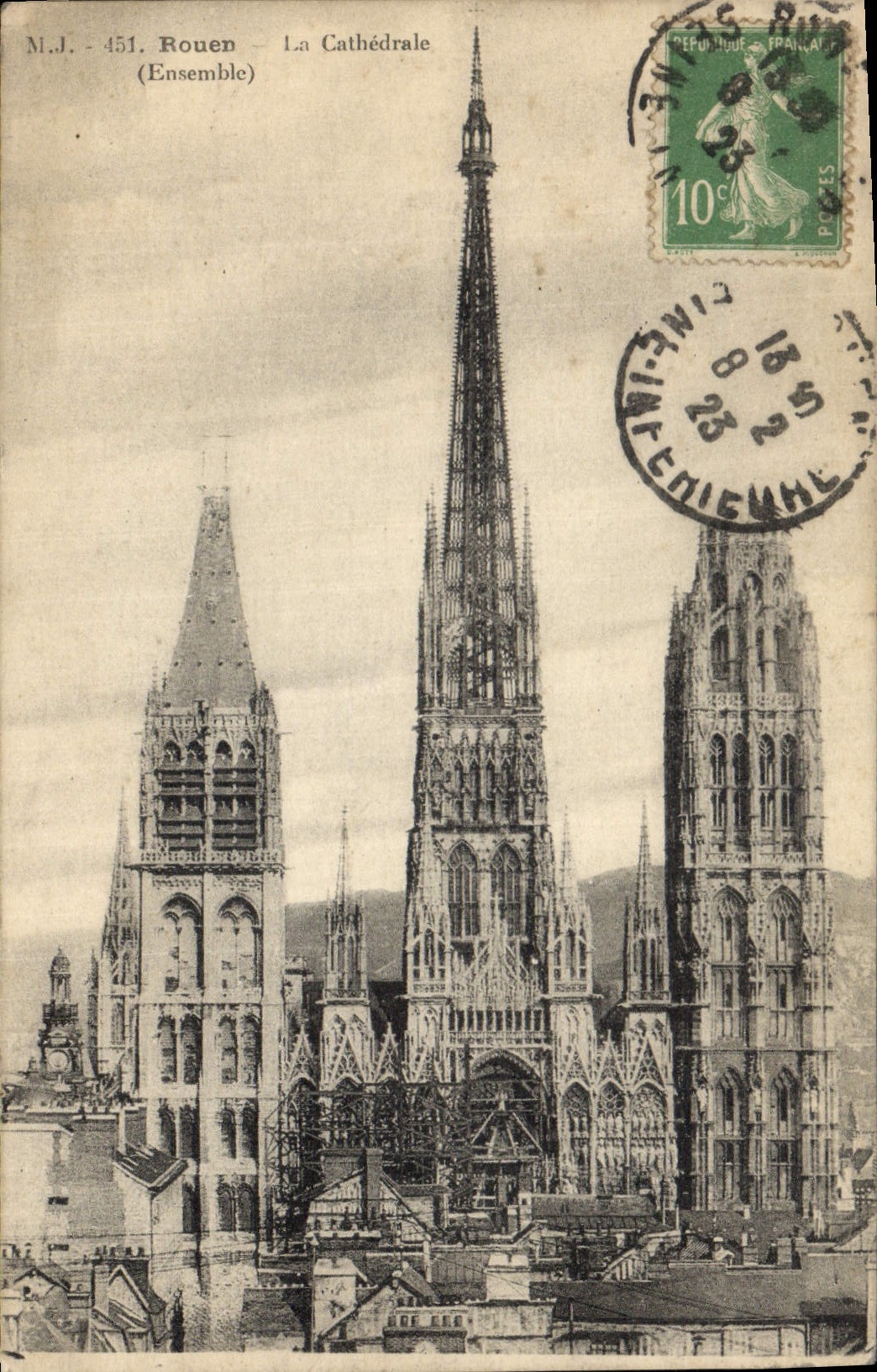 CPA Rouen La Cathedrale