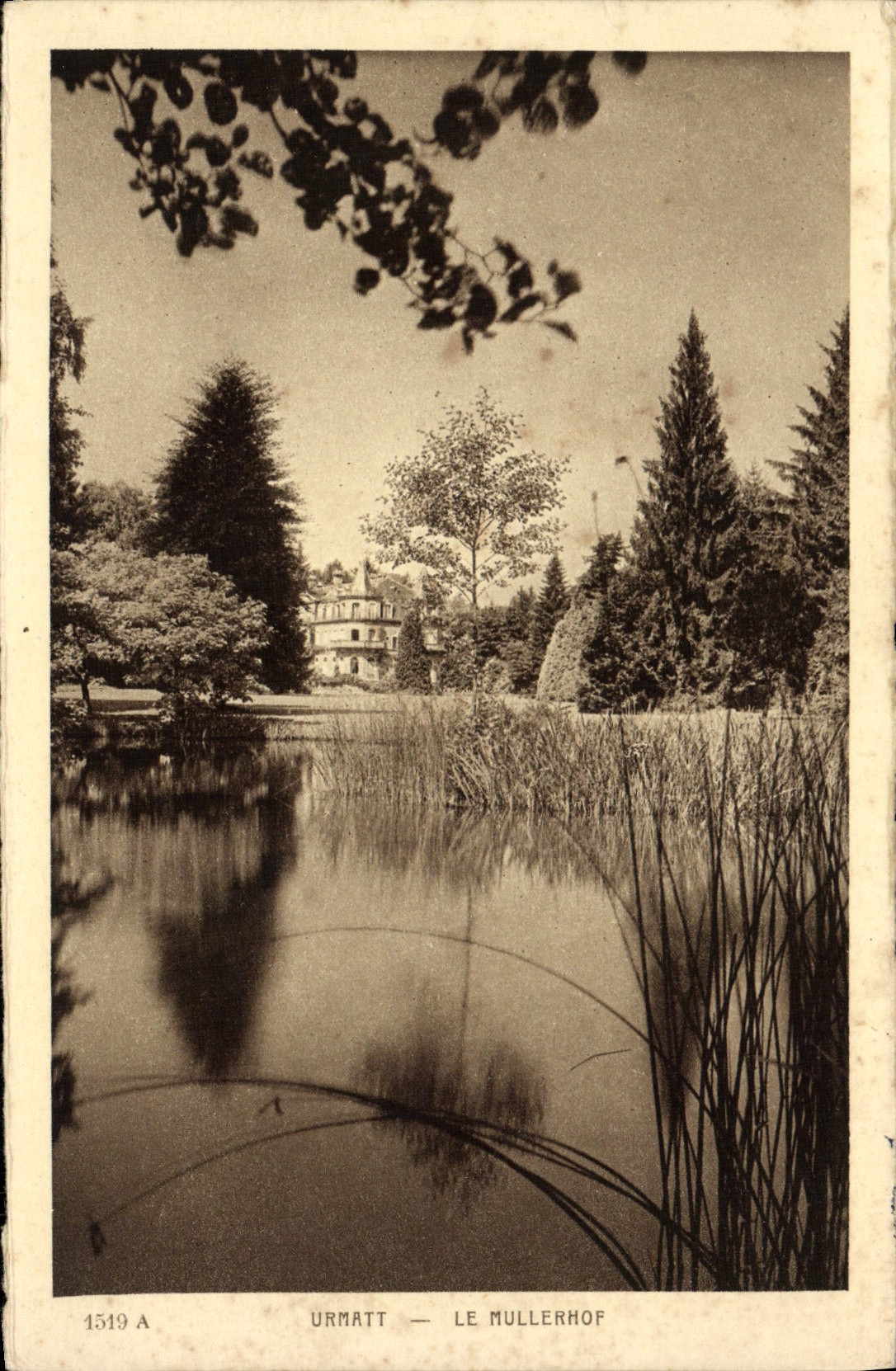 VINTAGE POSTCARD Urmatt Millerhof