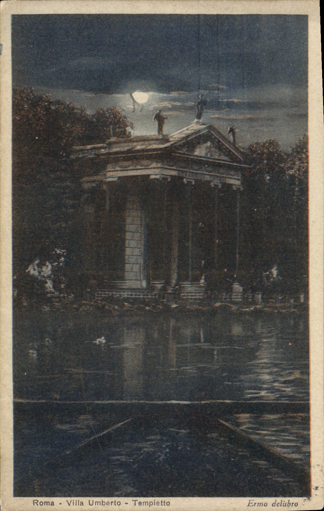 Chalet Umberto Tempietto de Roma de la POSTAL de la VENDIMIA