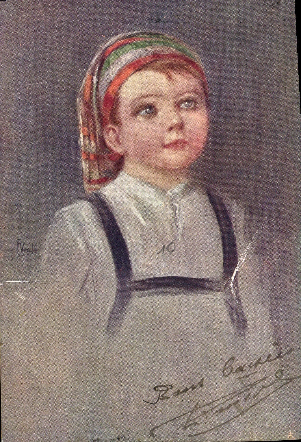 VINTAGE POSTCARD Child Illustrator