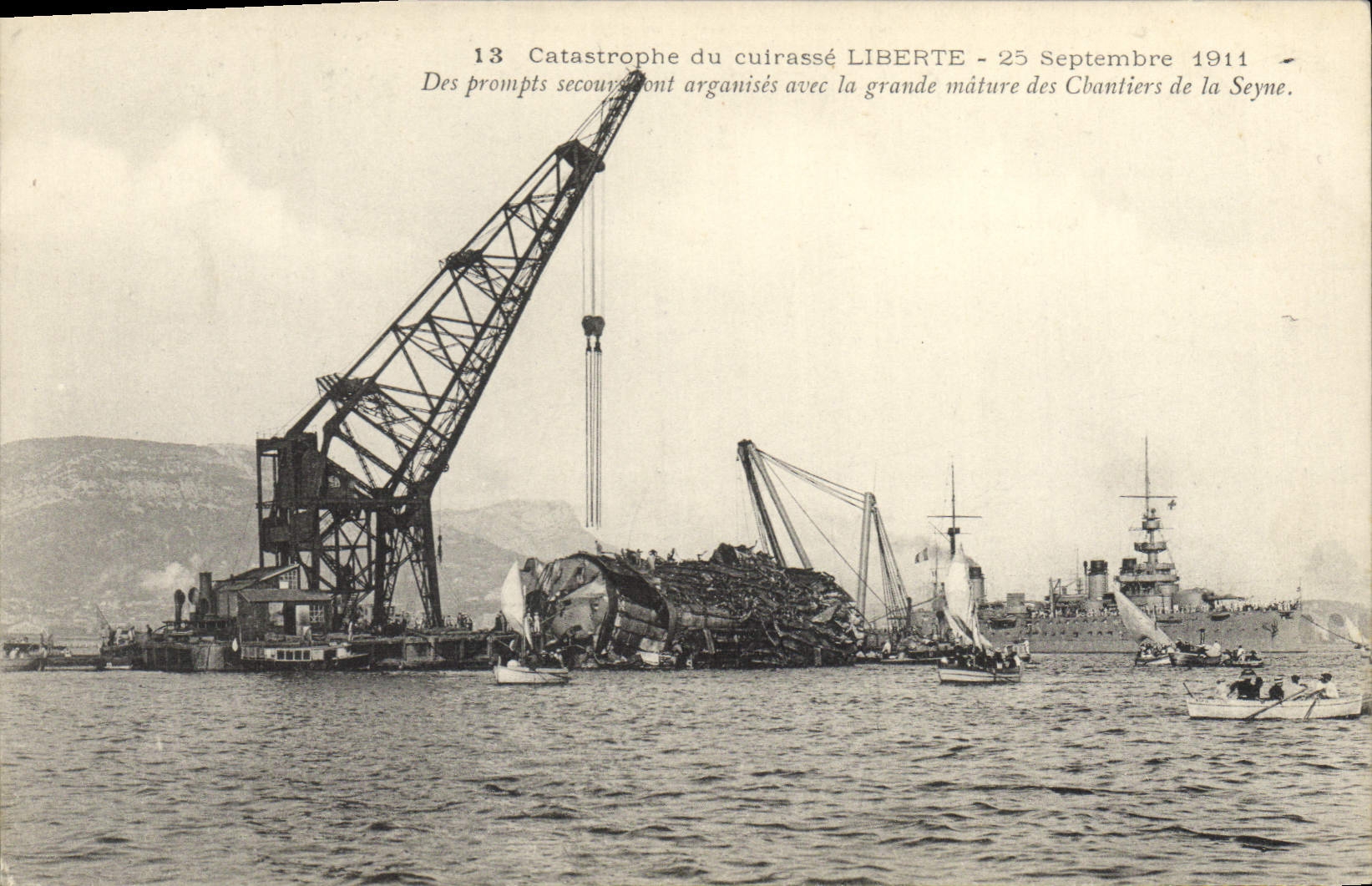 CPA Bateau Catastrophe du Iena 