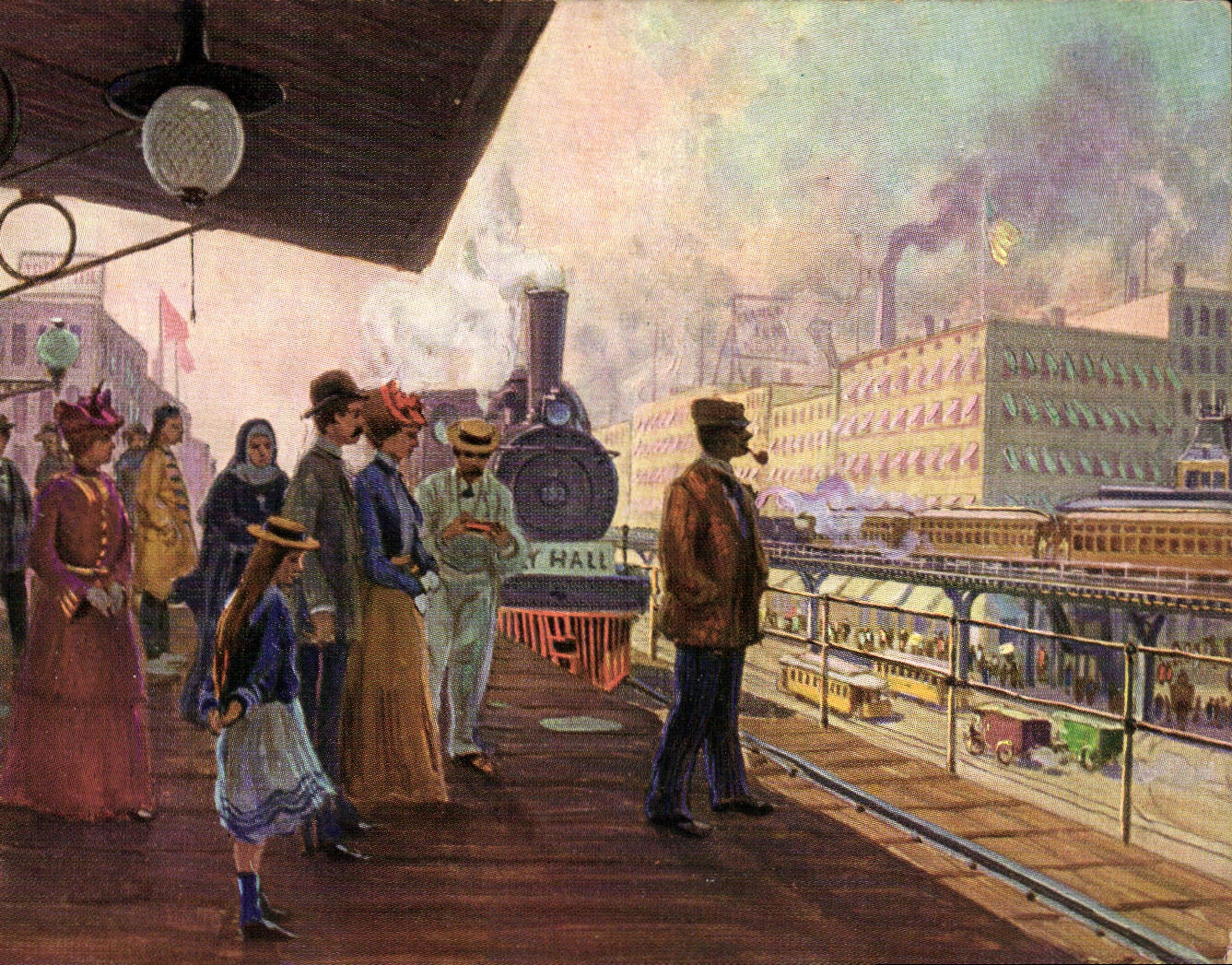 CPA Illustrateur Kircher Train 