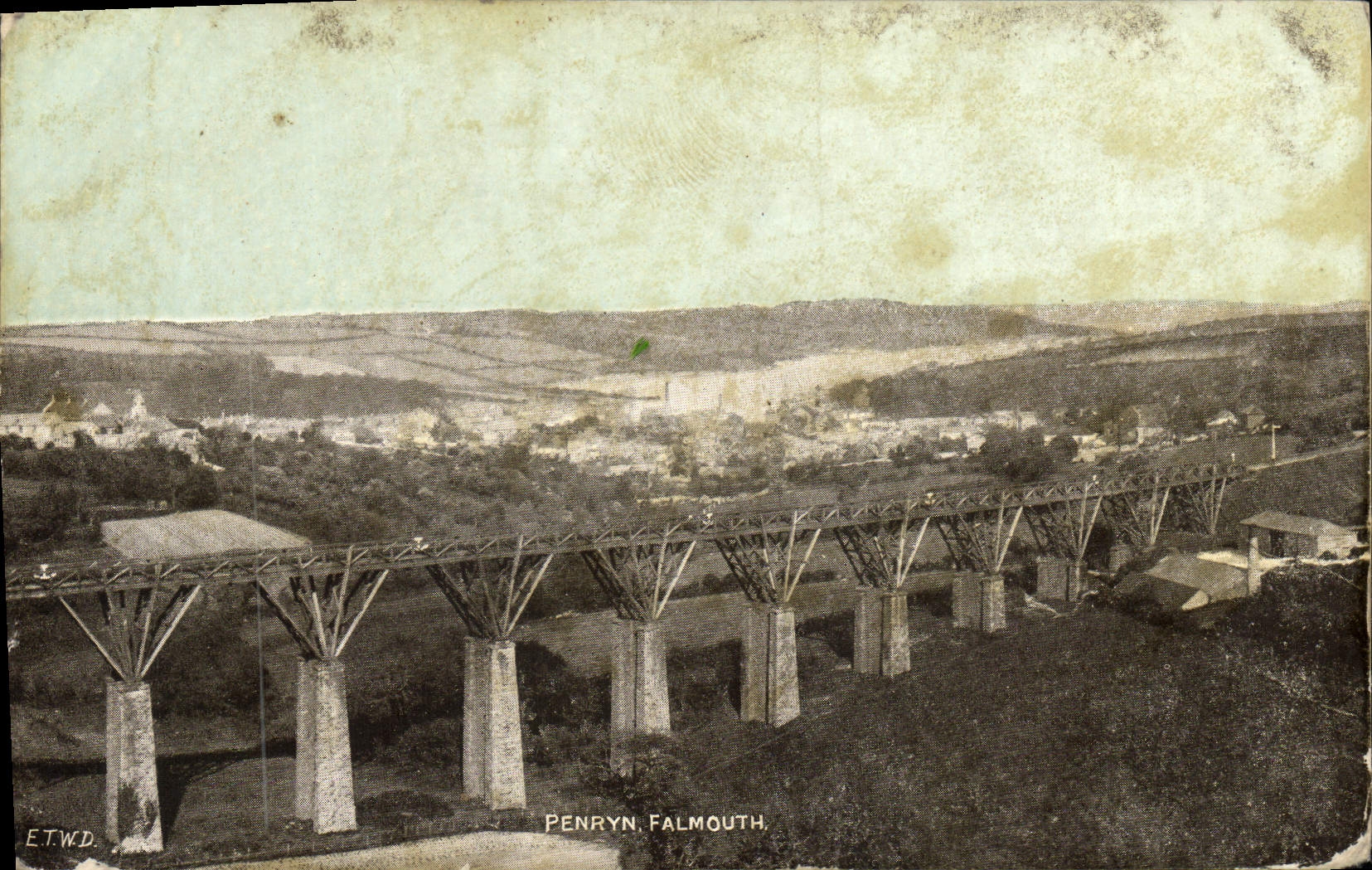 VINTAGE POSTCARD Penryn Flymouth