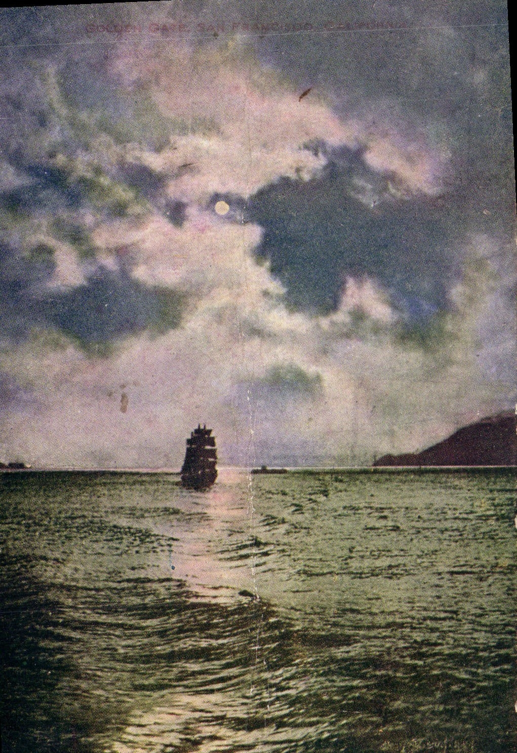 CPA Coucher de soleil