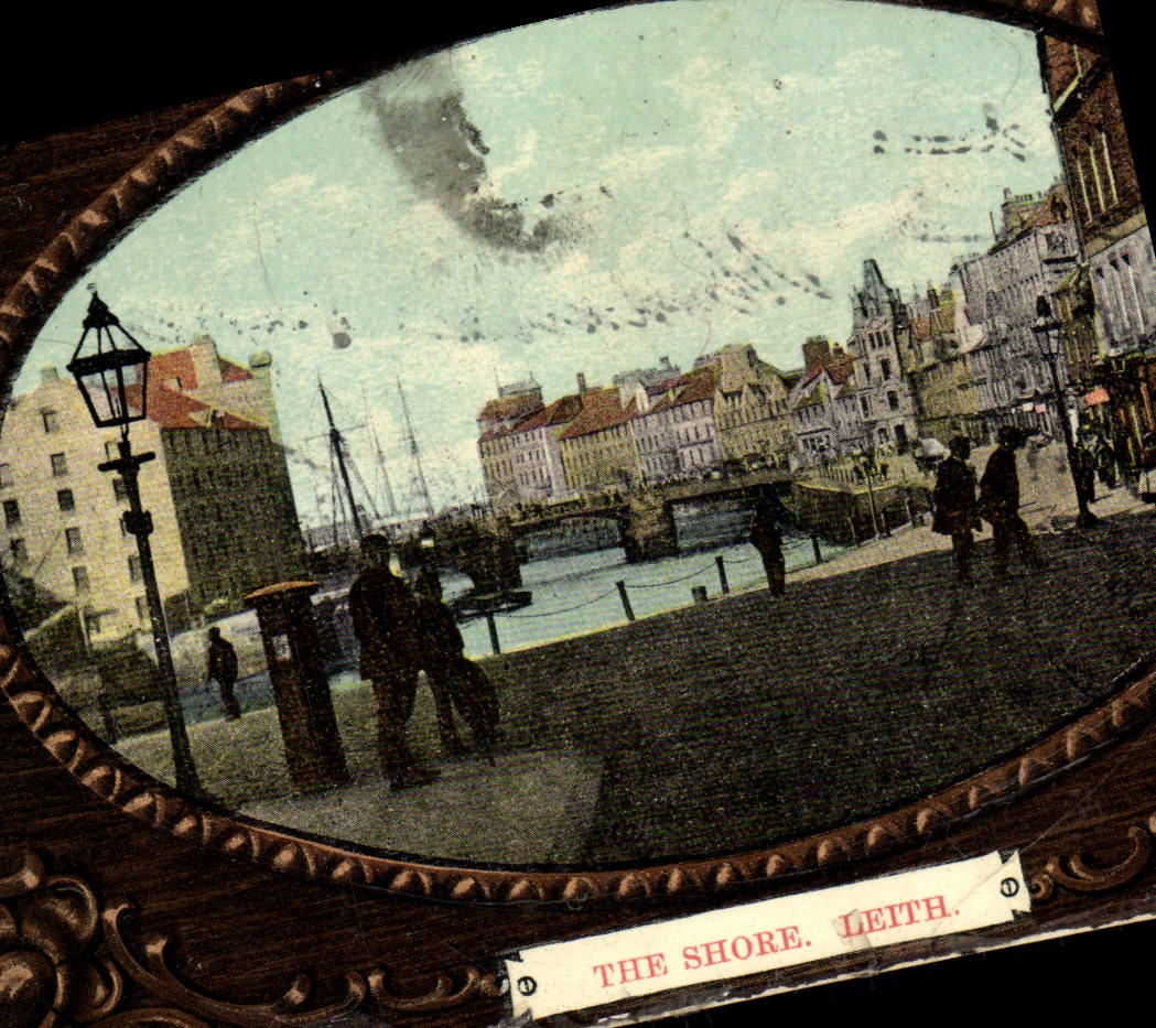 VINTAGE POSTCARD The Shore Letth